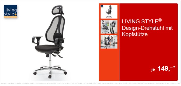 ALDI Living Style Bürostuhl Angebot