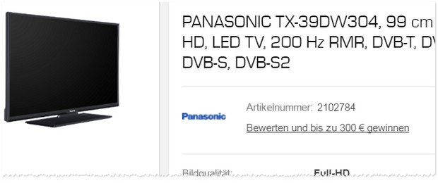 Panasonic Fernseher