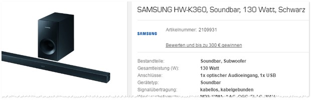 Samsung Soundbar
