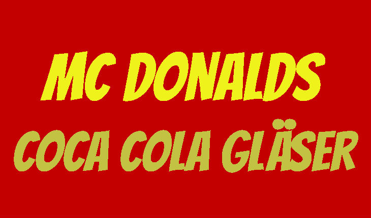 McDonalds Gläser