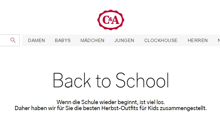 C&A Back to School