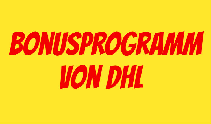 DHL Bonusprogramm