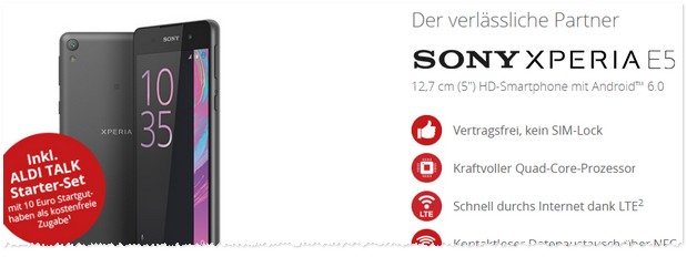 Sony Xperia E5