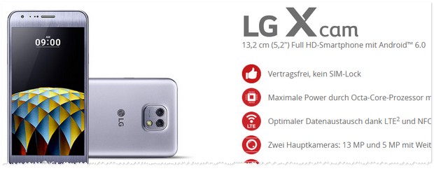 LG X Cam