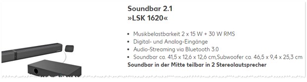 Blaupunkt Soundbar
