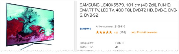Samsung Fernseher
